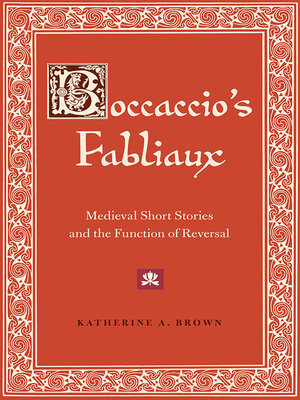 cover image of Boccaccio's Fabliaux